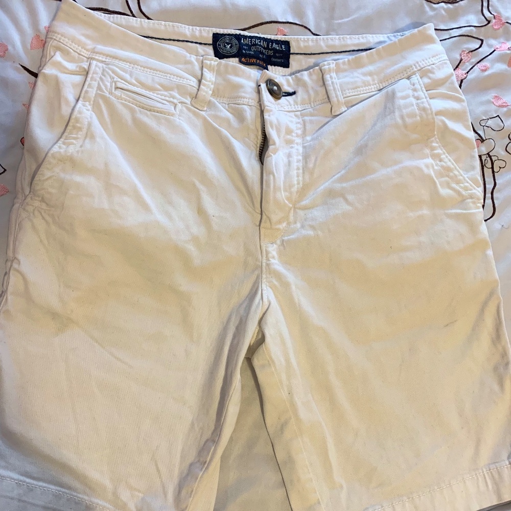 AE White Shorts